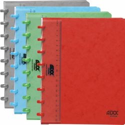 Collegeblok adoc papier 90g m2 16,5x21cm geruit 5x5mm inbindsysteem 144blz 72vel