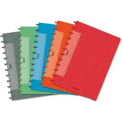 Schrift adoc papier karton 90g m2 21x29,7cm gelijnd inbindsysteem 144blz 72vel