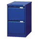Archiefkast bisley 47x62,2x71cm draaggewicht 35kg donkerblauw 2 laden