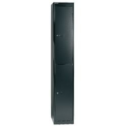 Armadietto 2 scomparti clk182 30,5x45,7x180,2 cm nero