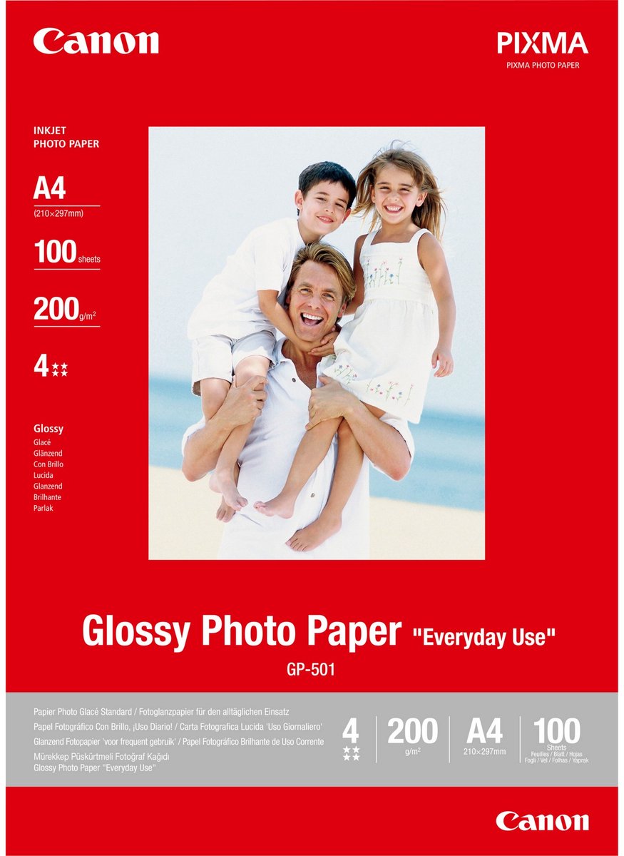 Canon gp-501 - carta fotografica - a4 - 200 g m2 - 100 fogli