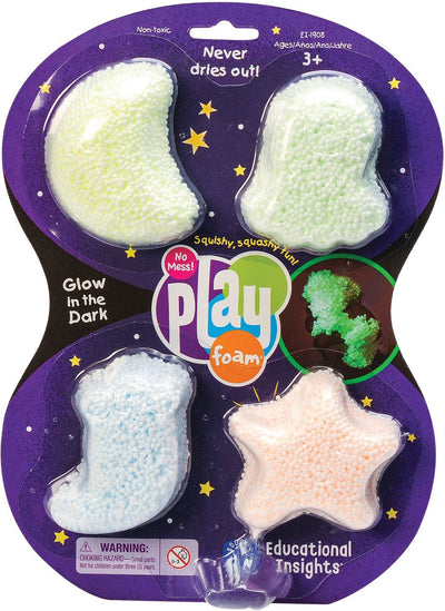 Risorse didattiche playfoam® si illuminano al buio (confezione da 4) - 3+