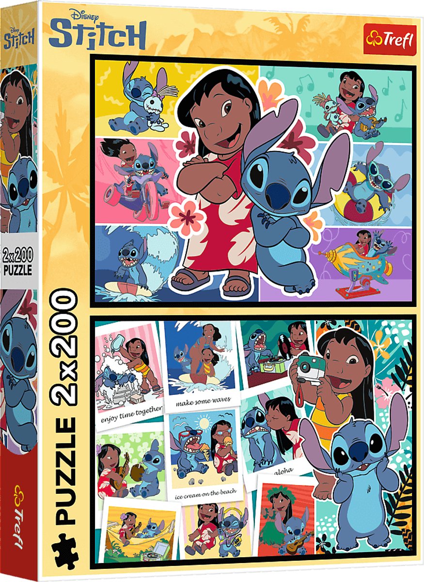 Puzzle Trefl Disney Lilo Stitch - 200 pezzi - puzzle per bambini.