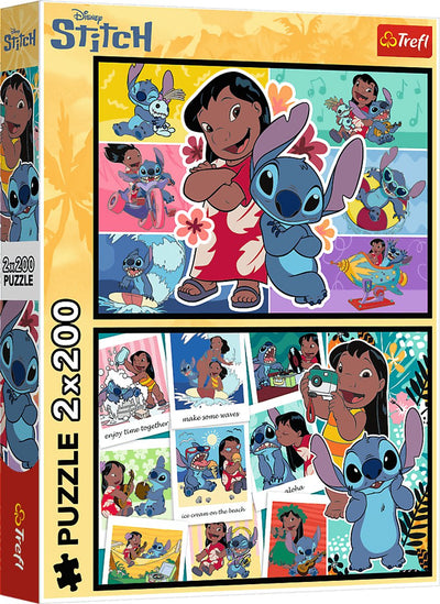 Trefl puzzle disney lilo stitch - 200 piezas - puzzle infantil.