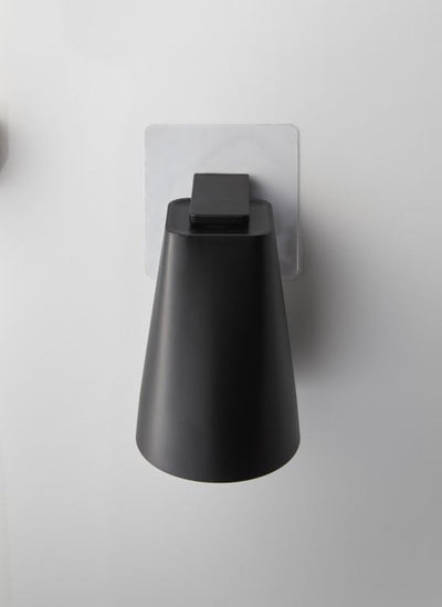 Portavasos de baño autoadhesivo Yamazaki - torre - negro