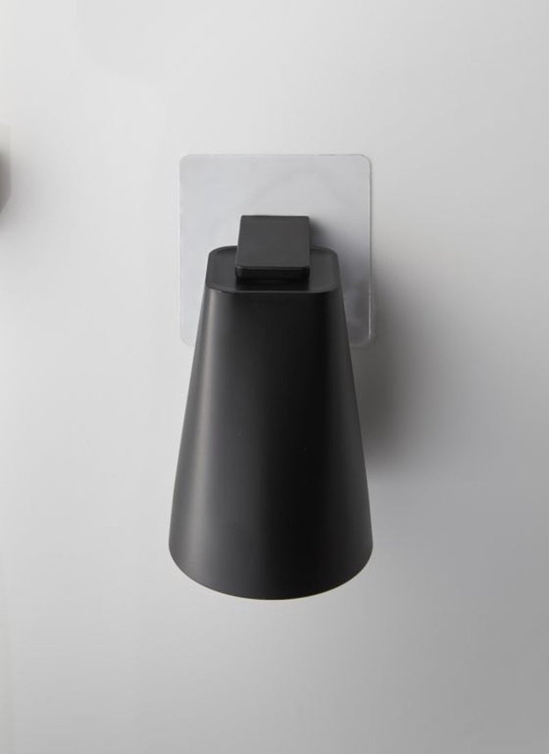 Portabicchieri da bagno autoadesivo Yamazaki - torre - nero