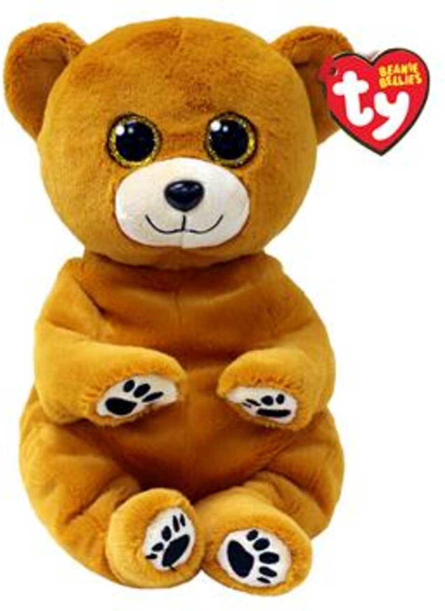 Ty Beanie Babies Bellies Duncan Bear Medium
