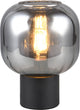 Trio diva - lámpara de mesa - negro mate - excl. 1x e27 7 w - interruptor de cable