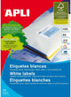 Apli adhesive labels 1281 100 sheets 210 x 297 mm white