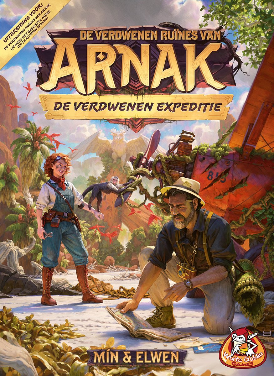 Giochi di White Goblin - le rovine perdute di Arnak: la spedizione perduta - gioco per esperti - da 1 a 4 giocatori - 30 minuti - da 12 anni
