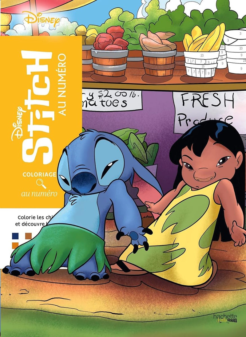 Hachette eroi disney coloriages au numéro - punto - libro da colorare per adulti con i numeri - hachette