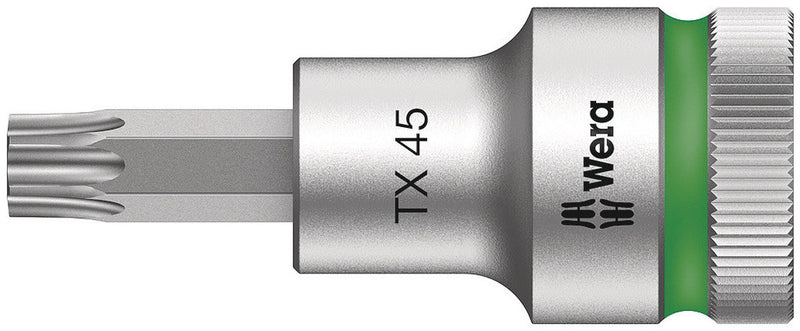 Wera 8767 c hf torx® torx® zyklop bit dop-combinatie met 1 2 aandrijving met vasthoudfunctie , tx 20 x 60 mm - 1 stuk(s) - 05003830001