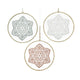 Ciondolo Decoris pizzo di cotone ø24cm