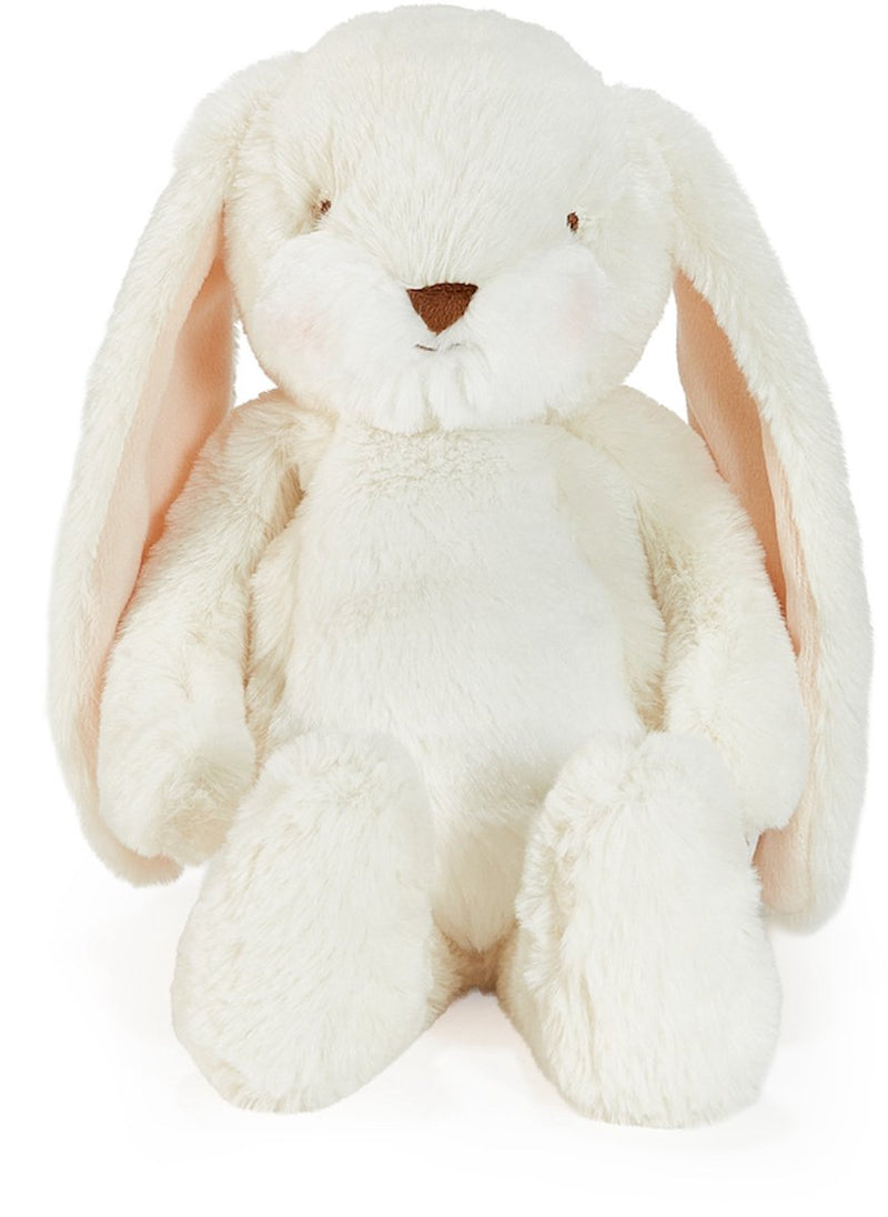 Bunnies by the bay coniglio floppy nibble - animale di peluche - peluche per bambini - dettagli ricamati - crema - 34 cm