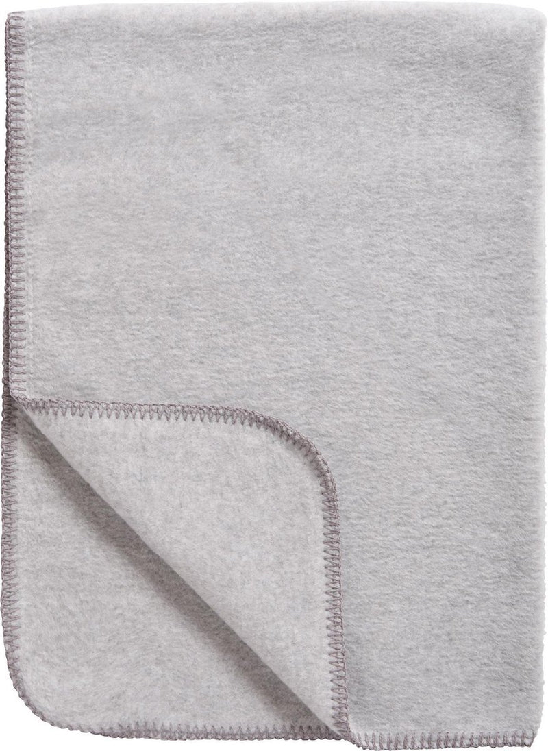 Coperta per culla Meyco Baby Uni - intrecciata - grigio melange - 100x150 cm - 1.0 tog