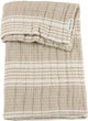 Coperta per culla Meyco baby stripe jacquard - idrofila prelavata - sabbia - 100x150 cm - 1,5 tog