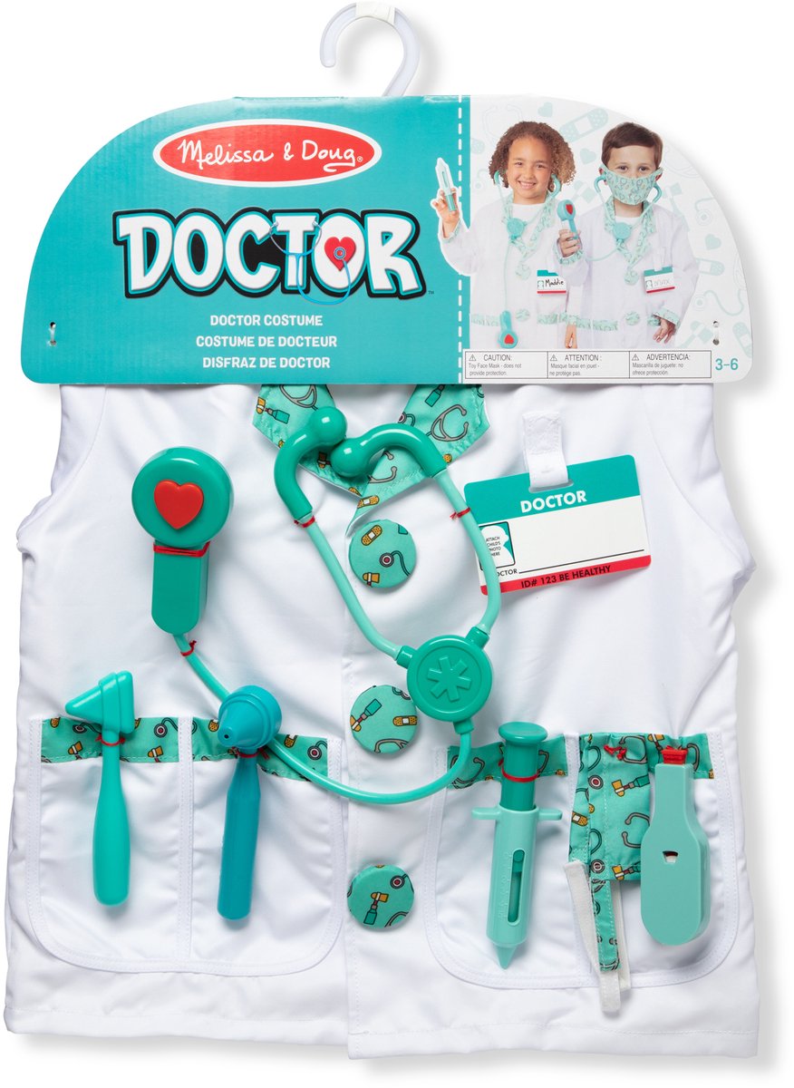 Conjunto de disfraz de doctora Melissa Doug