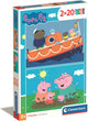 Clementoni legpuzzel super color peppa pig, 2x20st.