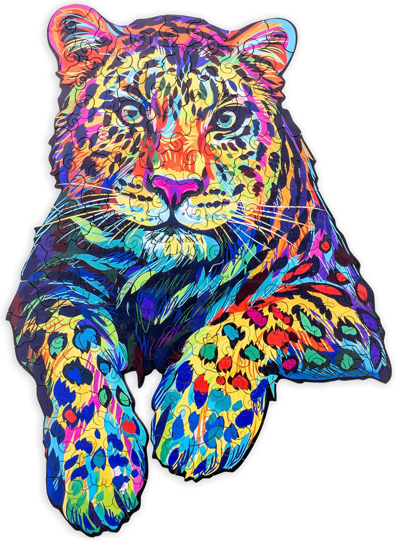 Engelhart puzzle in legno tigre - 161 pezzi unici del puzzle - grande puzzle in legno formato A3 - gioco di puzzle con animali - gioco di pensiero impegnativo - inclusa custodia -
