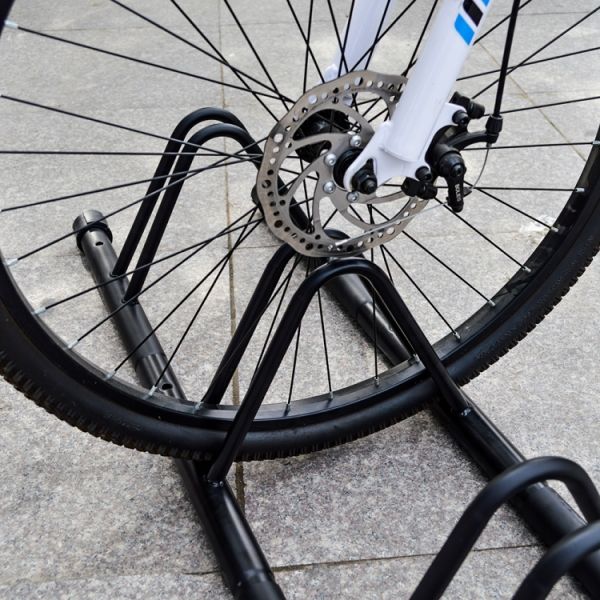 Edge bicycle rack for 3 bicycles
