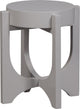 Mesa auxiliar Vtwonen - madera de mango - gris cálido - 41xø35