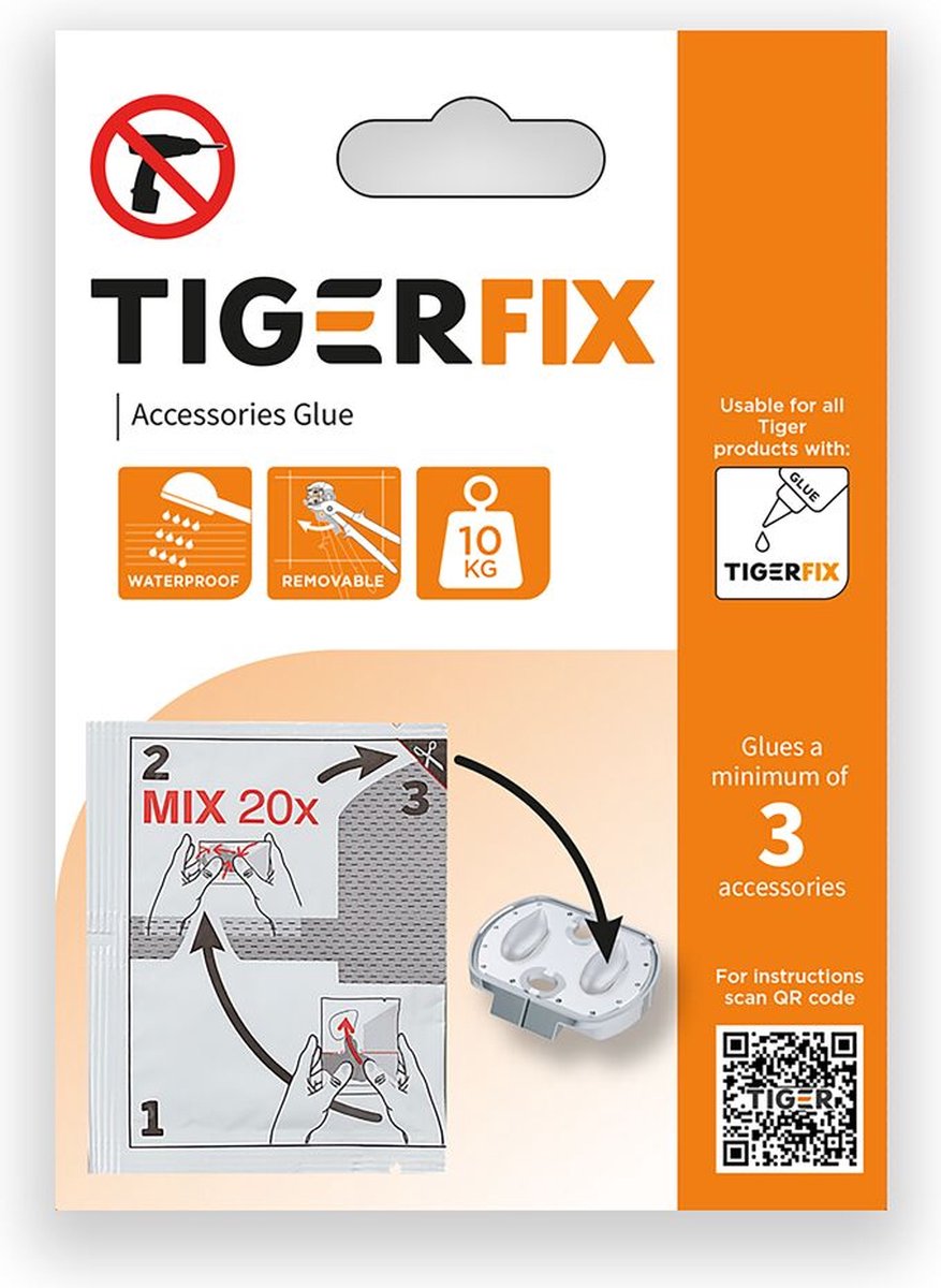 Tiger - fix lijm - zonder boren - glue - accessoires lijm