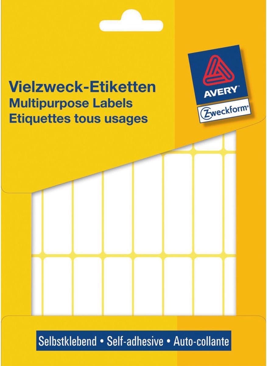 Etichette universali avery zweckform 3336 50x14mm bianco