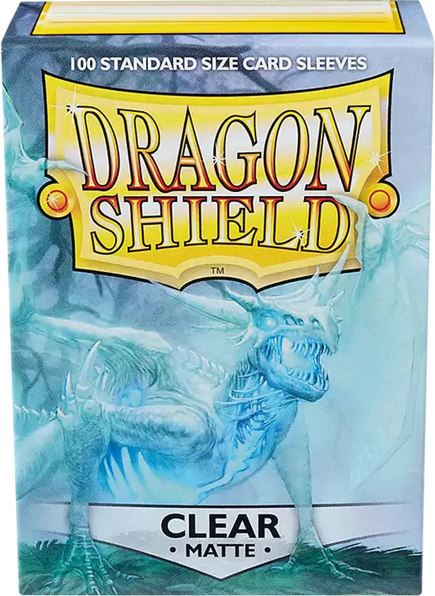 Dragon shield dragon sleeves matte - 100 pieces - clear