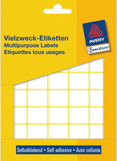 Etichetta manuale Avery house marca 3318 22x18mm bianca