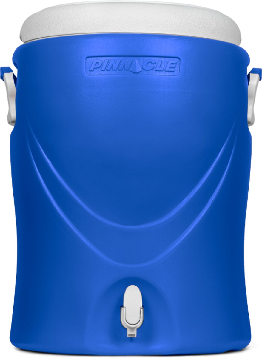 Pinnacle platino 10 galloni - distributore di bevande isolato con rubinetto - 40 litri - blu