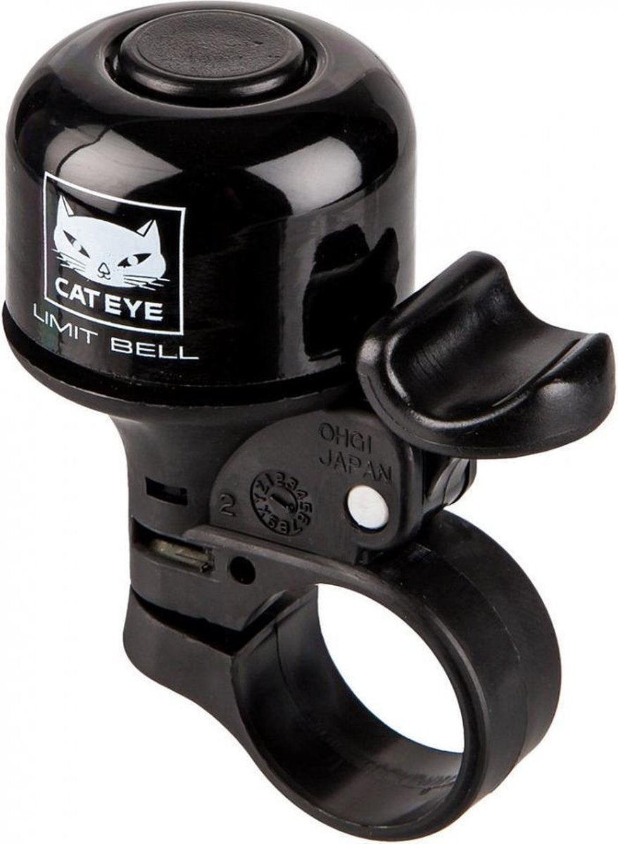 Timbre de bicicleta Cateye pb800 - edición limitada - negro