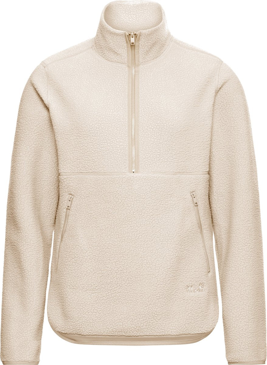 Jack wolfskin lite curl hz w giacca da esterno-oyster da donna