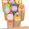 Goki Wooden Viking Game Animals en bolsas de algodón