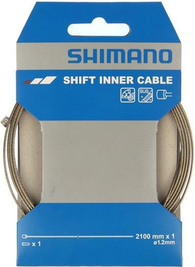Shimano stainless steel sus shift inner cable 1.2mm x 2100mm