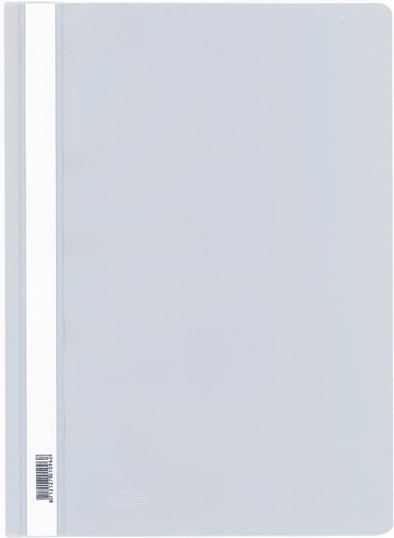Carpeta de fijación rápida Kangaro - a4 - pp - gris - encogimiento de 25 piezas - k-22040