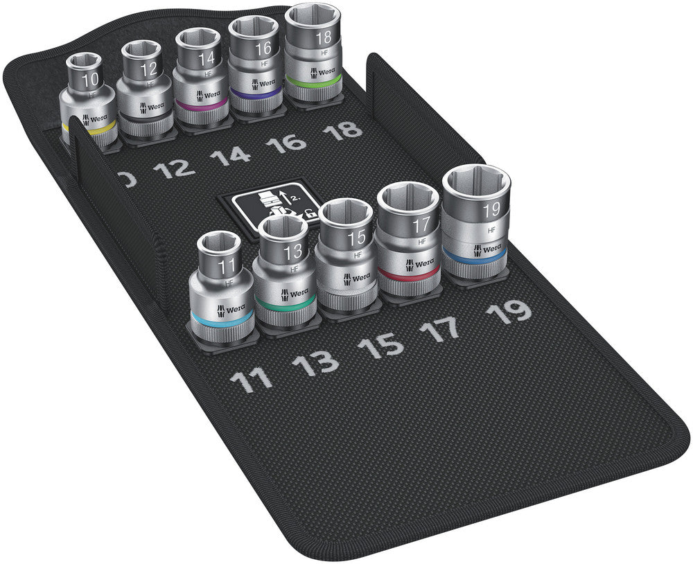 Wera 8790 hmc hf 1 zyklop steeksleutelinzet-set dopsleutel (10-delig)