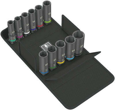 Wera 8790 c impaktor deep set 1 dopsleutel (zwart, 11‑delig)