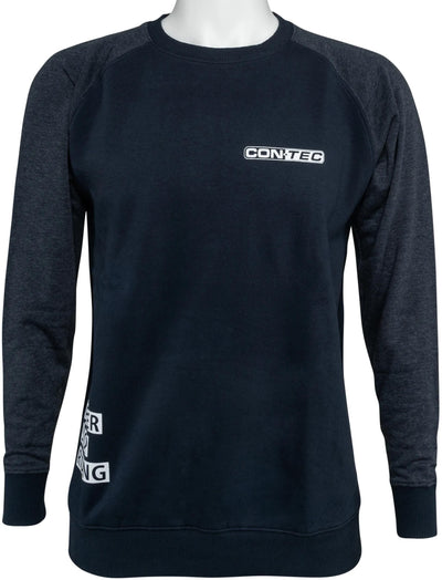 Contec sweatshirt never stop riding ct sweatshirt never stop riding size m blue grey