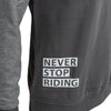 Sudadera contec con mangas largas nunca dejes de montar
