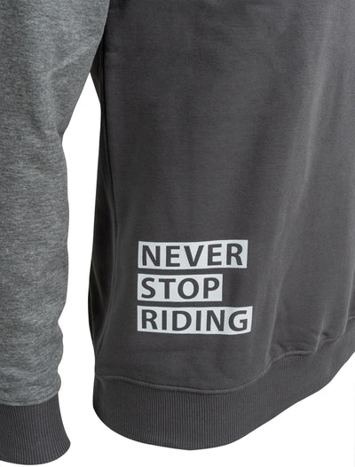 Contec sweatshirt never stop riding ct swaetshirt never stop riding size xl