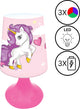 Lexibook mini lampe de chevet veilleuse sans fil licorne