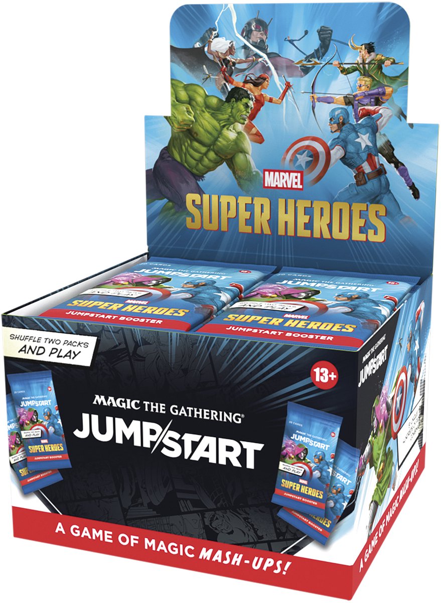 Magia: il raduno | scatola di booster jump start dei supereroi marvel