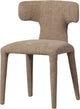 Woood permit eetkamerstoel - geweven stof - zand beige - 78x52x53 cm