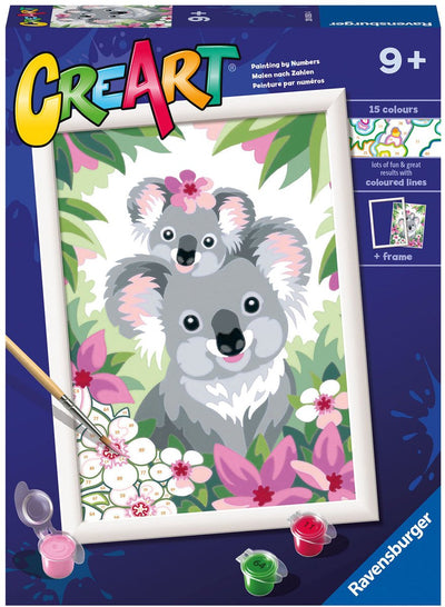 Ravensburger Creart Pintura al número Koala Schatjes