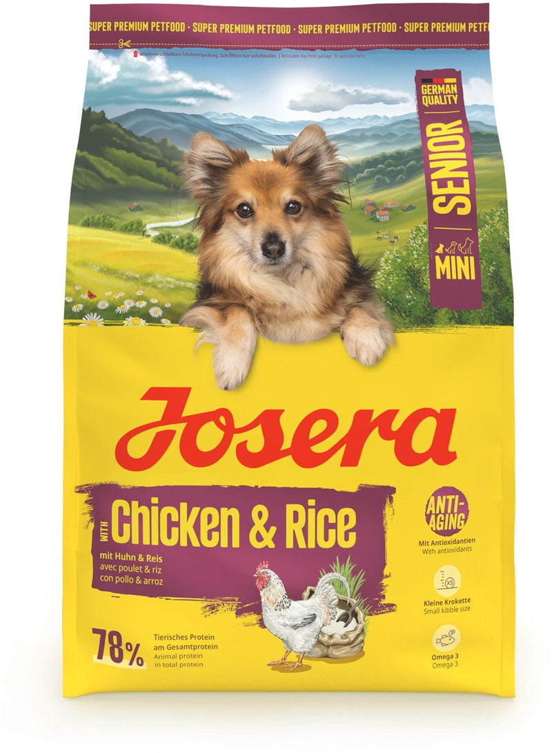 Josera riso al pollo - cibo per cani - mini senior - 3 kg