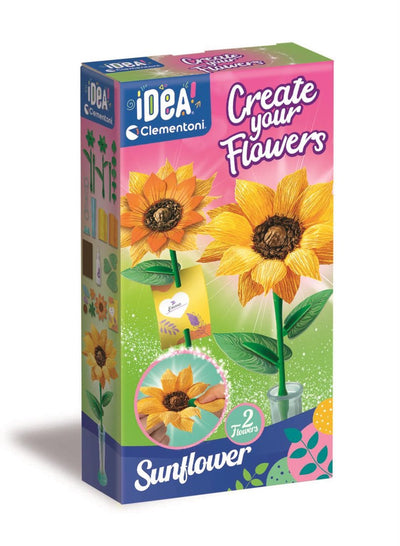 L'idea Clementoni crea i tuoi fiori: girasole
