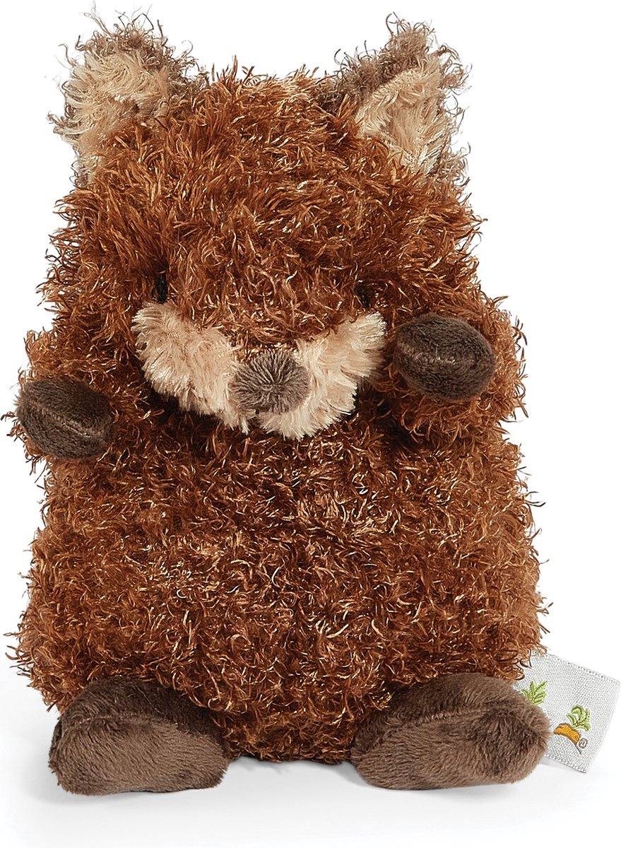 Bunnies by the bay foxy de vos knuffel - knuffeldier - geborduurde details - vos - 18 cm - bruin