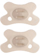 Difrax fopspeen natural - 0 tot 6 maanden - beige - 2 stuks