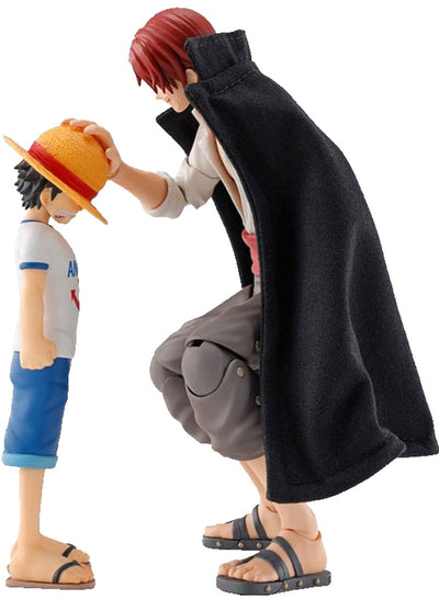 Bandai Tamashii Nations One Piece S.H. Figuarts Action Figure Confezione da 2 Shanks Monkey D. rufy infanzia ver. figura d'azione
