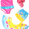 Set di nuoto con bambola Heless, 35-45 cm